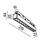 Oświetlenie szynowe Technical Points IP20 x TR031-2-12W3K-W | Biały