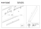 Oświetlenie szynowe Technical Points IP20 x TR031-2-18W2.7K-B | Czarny