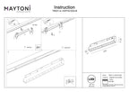 Oświetlenie szynowe Technical Points IP20 x TR031-4-12WTW-DD2-B | Czarny
