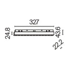 Oświetlenie szynowe Technical Points IP20 x TR031-4-18WTW-DD-B | Czarny