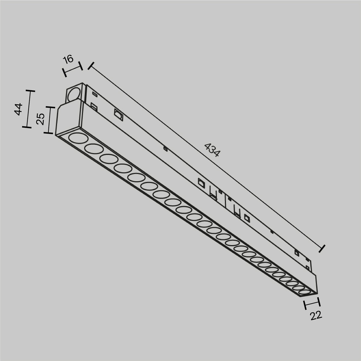 Oświetlenie szynowe Technical Points IP20 x TR031-4-24WTW-DD-W | Biały