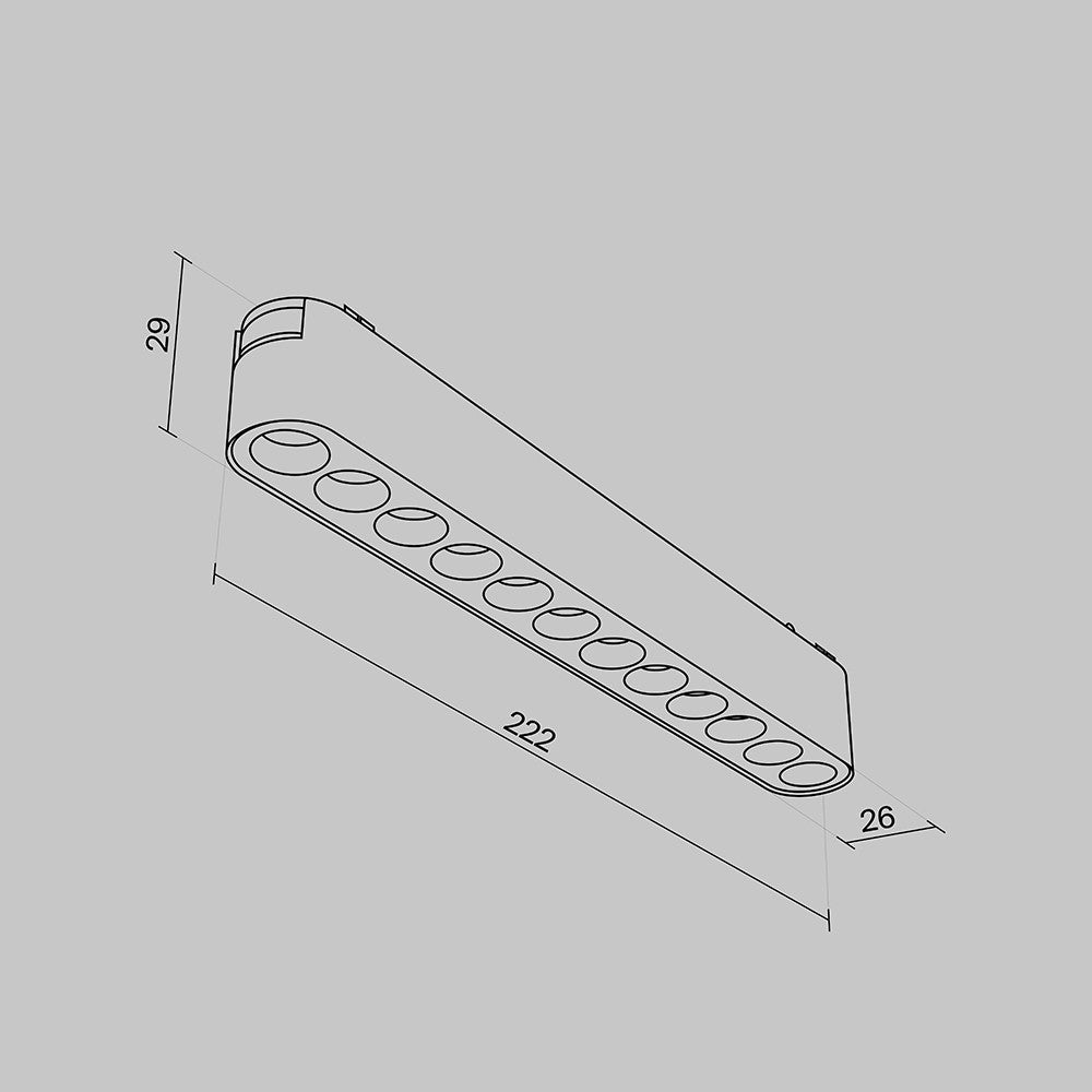 Oświetlenie szynowe Technical Points IP20 x TR082-1-12W3K-M-W | Biały
