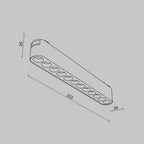 Oświetlenie szynowe Technical Points IP20 x TR082-1-12W4K-M-W | Biały