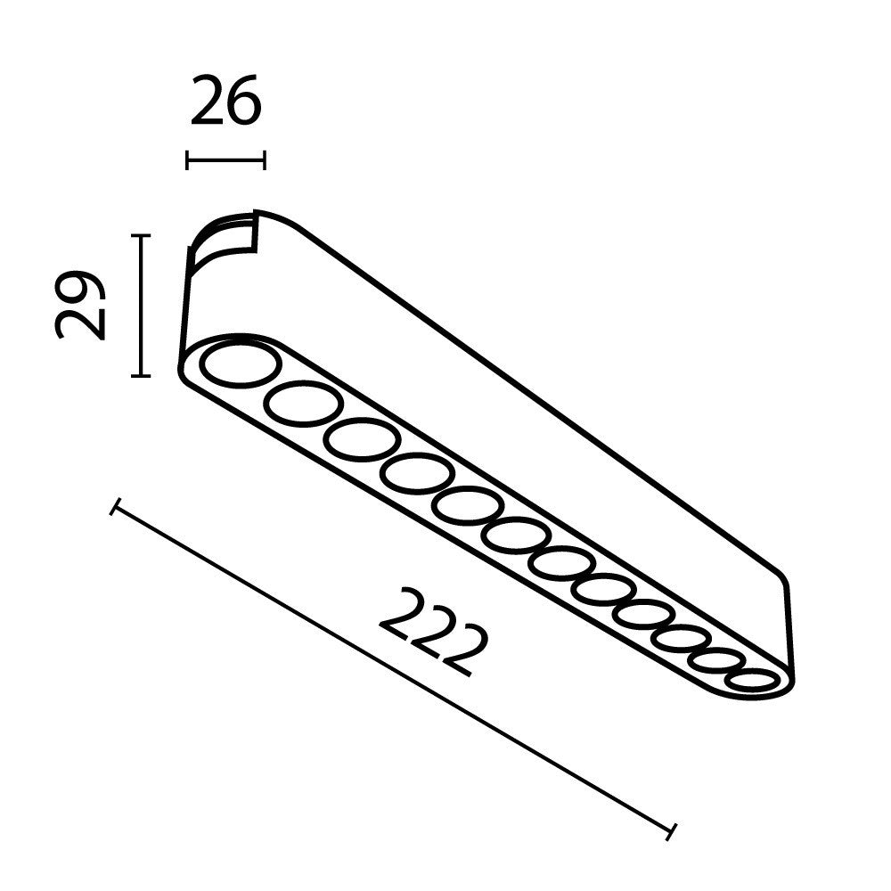 Oświetlenie szynowe Technical Points IP20 x TR082-1-12W4K-M-W | Biały