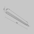 Oświetlenie szynowe Technical Points IP20 x TR082-1-18W4K-M-B | Czarny