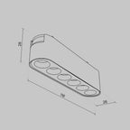 Oświetlenie szynowe Technical Points IP20 x TR082-1-6W4K-M-B | Czarny