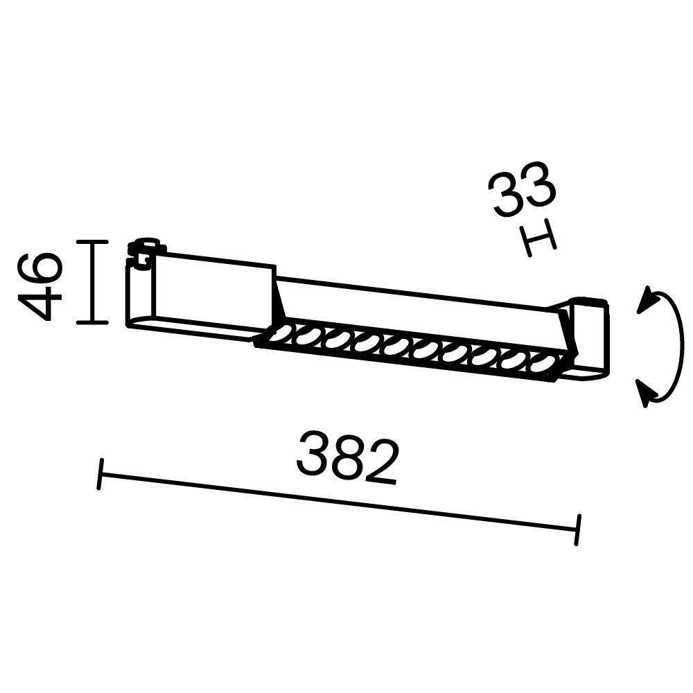 Oświetlenie szynowe Technical Points Rot IP20 x TR010-1-10W4K-M-W-DE | Biały