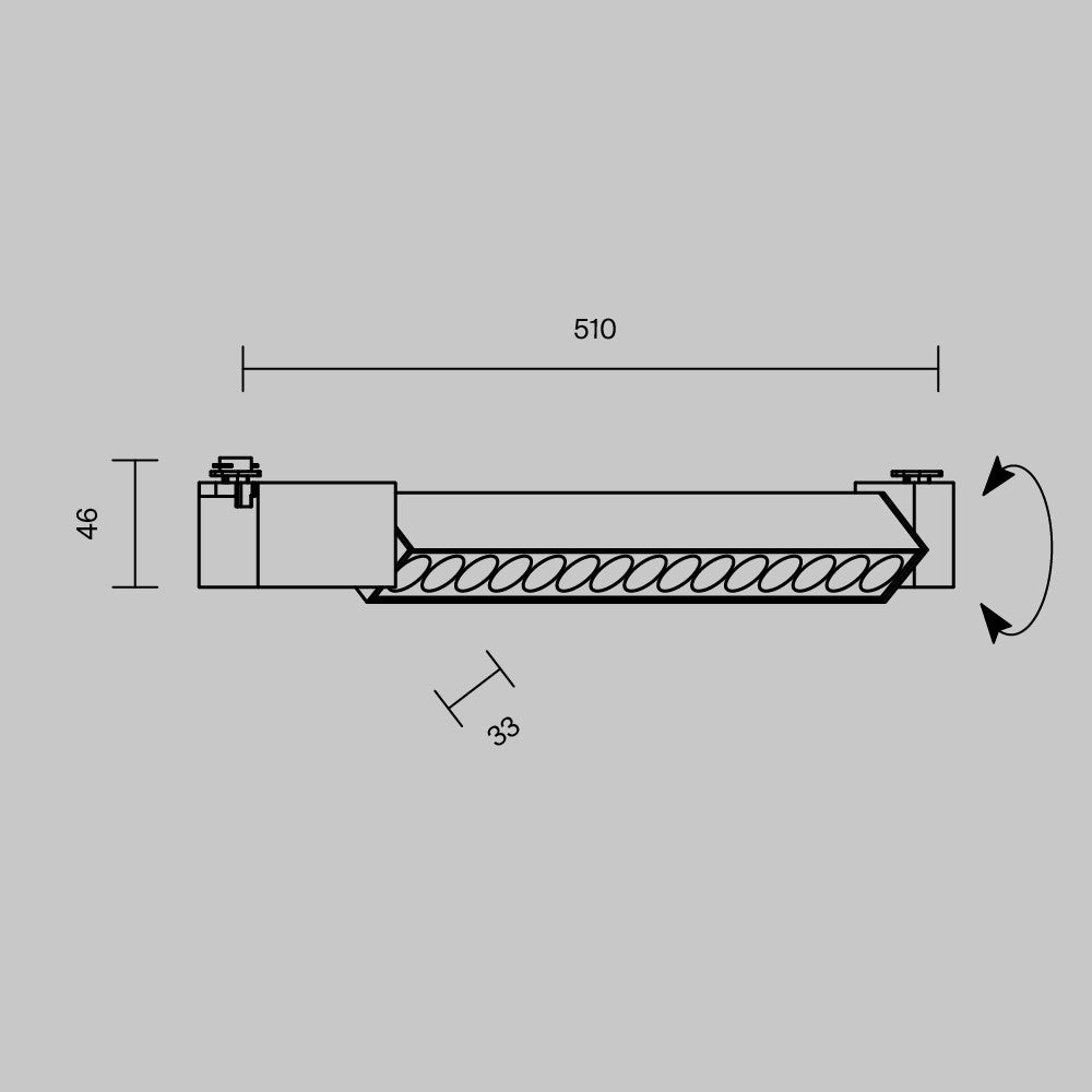 Oświetlenie szynowe Technical Points Rot IP20 x TR010-1-22W4K-M-W-DE | Biały