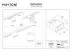 Oświetlenie szynowe Technical Points S IP20 x TR100-2-2W3K-S-B | Czarny