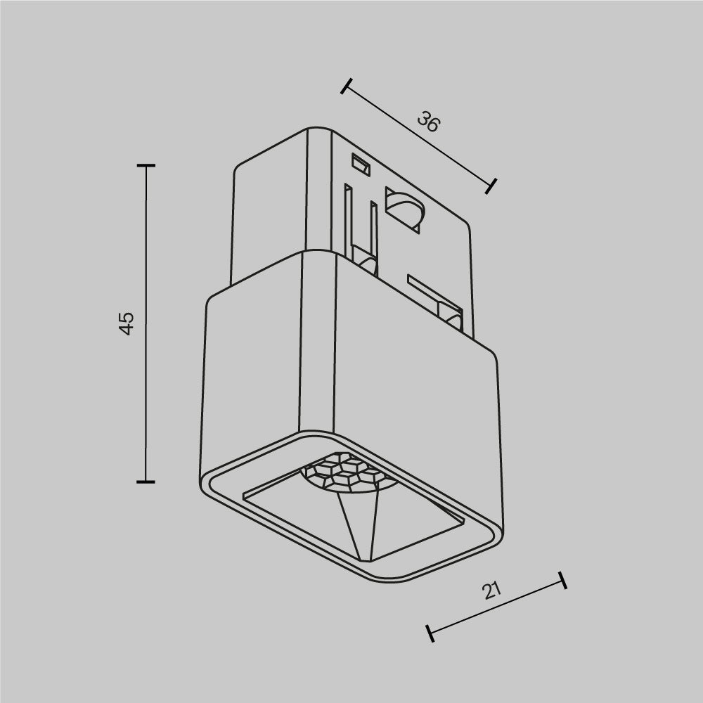 Oświetlenie szynowe Technical Points S IP20 x TR100-2-2W4K-S-W | Biały
