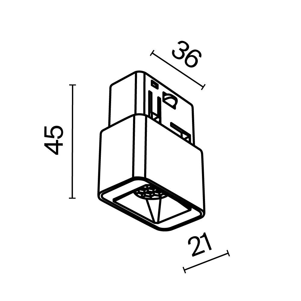 Oświetlenie szynowe Technical Points S IP20 x TR100-2-2W4K-S-W | Biały
