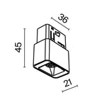 Oświetlenie szynowe Technical Points S IP20 x TR100-2-2W4K-S-W | Biały