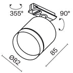 Oświetlenie szynowe Technical Polar IP20 1xGX53 TR088-1-GX53-W | Biały