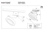 Oświetlenie szynowe Technical Rim IP20 x TR044-1-12W4K-B | Czarny