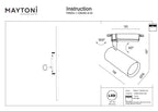 Oświetlenie szynowe Technical Vuoro IP20 x TR003-1-10W4K-S-W | Biały