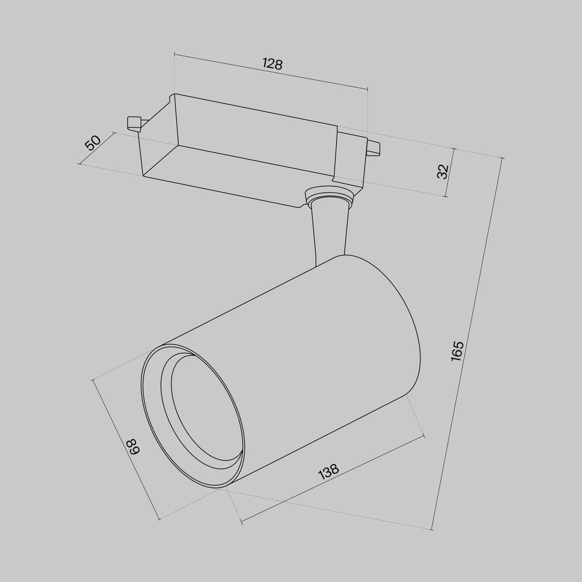 Oświetlenie szynowe Technical Vuoro IP20 x TR003-1-15W3K-S-W | Biały