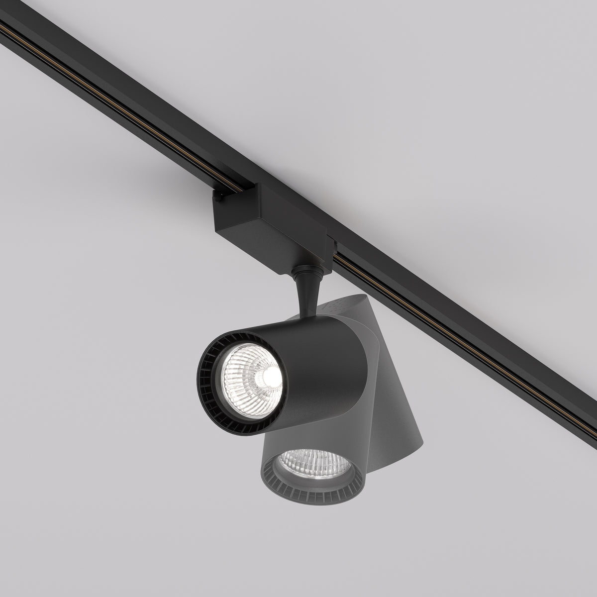 Oświetlenie szynowe Technical Vuoro IP20 x TR003-1-15W4K-S-B | Czarny