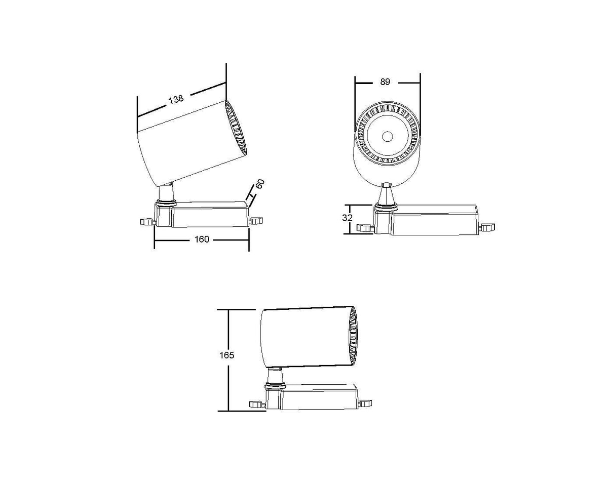 Oświetlenie szynowe Technical Vuoro IP20 x TR029-3-30W4K-W | Biały