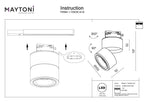 Oświetlenie szynowe Technical Yin IP20 x TR084-1-15W3K-D-W | Biały