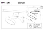 Oświetlenie szynowe Technical Zon IP20 x TR043-1-12W3K-B | Czarny