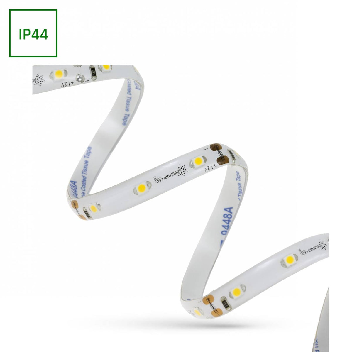 PASEK LED 24W/5M 3528 60LED/1M CW 2 LATA ECO 1M   (ROLKA 5M) W SILIKONIE