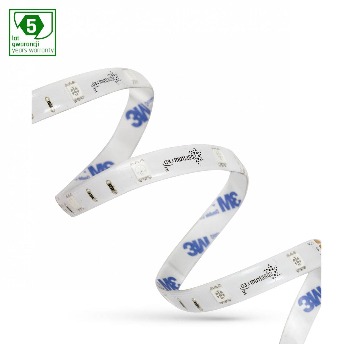PASEK LED 30W 5050 30LED RGB 5 LAT 1M (ROLKA 5M) - BEZ OSŁONY