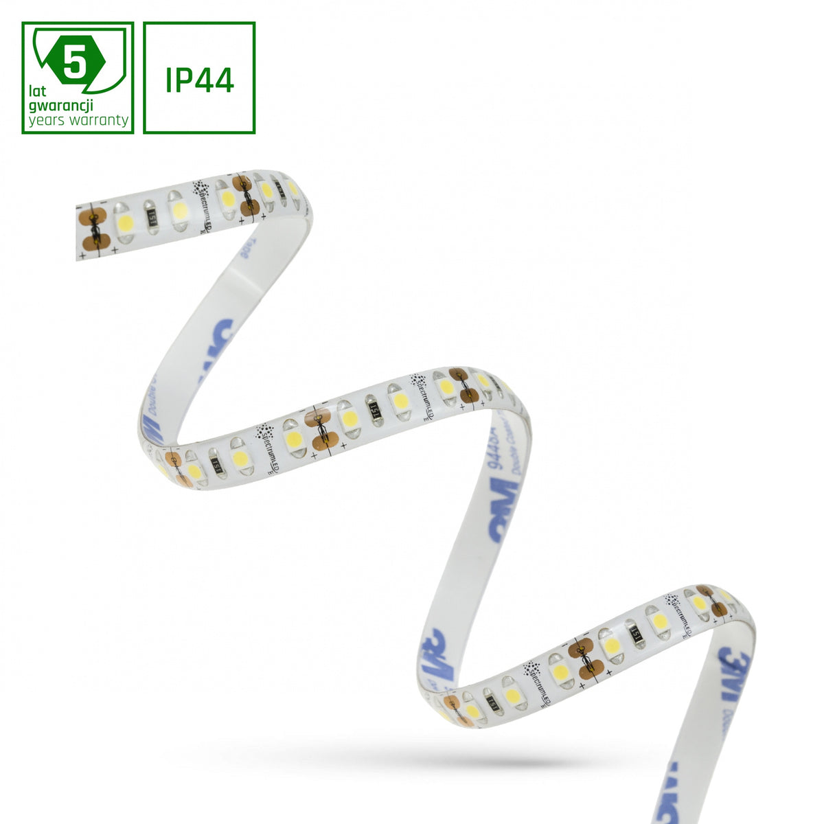 PASEK LED 40W 3528 120LED NW 5 lat 1m (rolka 5m) - w silikonie