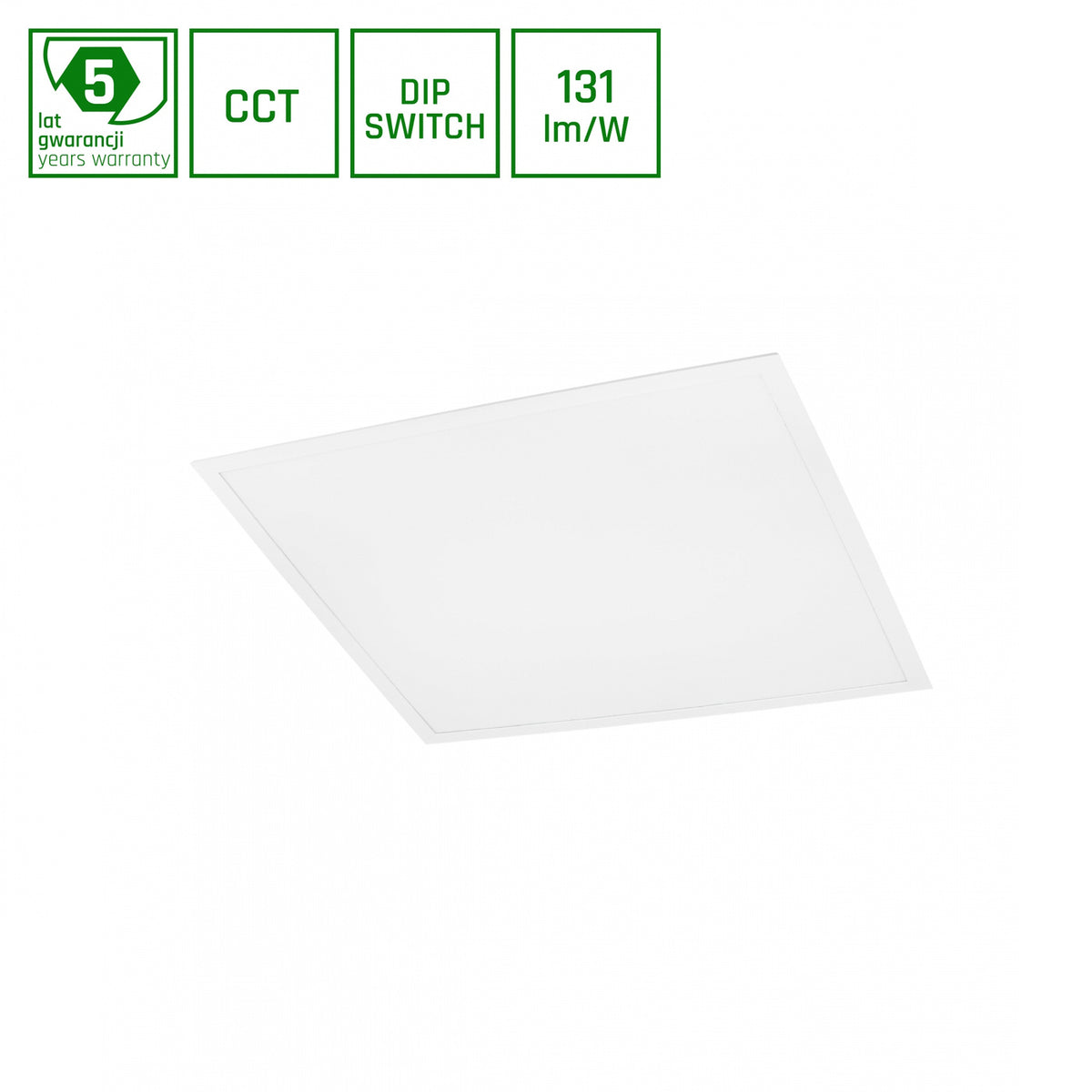 Panel LED 60x60 zmienna barwa CCT zmienna moc ALGINE BACKLIGHT 30W/40W/48W IP20 5 LAT GW