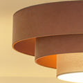 Plafon DUOLLA LUNETA CARAMEL 750336 jasno brązowy/złoty n/axLampa LED średn.60cm