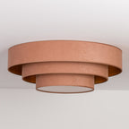 Plafon DUOLLA LUNETA CARAMEL 750336 jasno brązowy/złoty n/axLampa LED średn.60cm