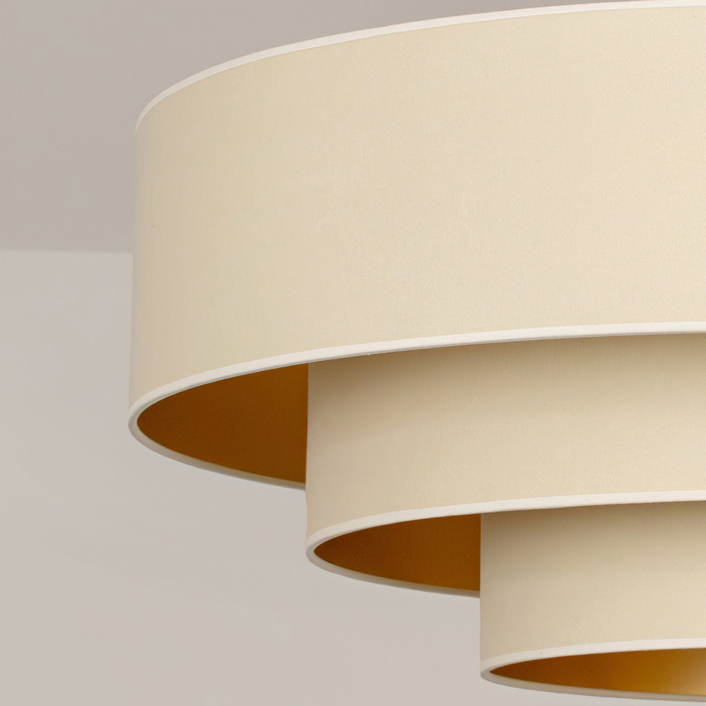 Plafon DUOLLA LUNETA LATTE 750107 kremowy/złoty n/axLampa LED średn.80cm