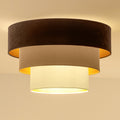 Plafon DUOLLA LUNETA TIRAMISU 750671 brązowy/kremowy 1xE27 średn.45cm