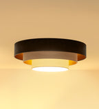 Plafon DUOLLA LUNETA TIRAMISU 750725 brązowy/kremowy n/axLampa LED średn.60cm
