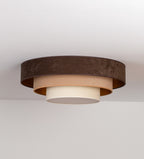 Plafon DUOLLA LUNETA TIRAMISU 750725 brązowy/kremowy n/axLampa LED średn.60cm