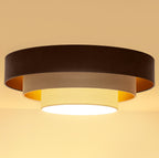 Plafon DUOLLA LUNETA TIRAMISU 750756 brązowy/kremowy n/axLampa LED średn.80cm