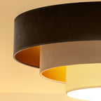 Plafon DUOLLA LUNETA TIRAMISU 750756 brązowy/kremowy n/axLampa LED średn.80cm