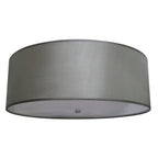 Plafon GIRONA, 70cm, szara, 5x60W E27