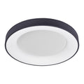 Plafon Giulia 60cm 50W LED barwa neutralna 4000K | czarny/biały