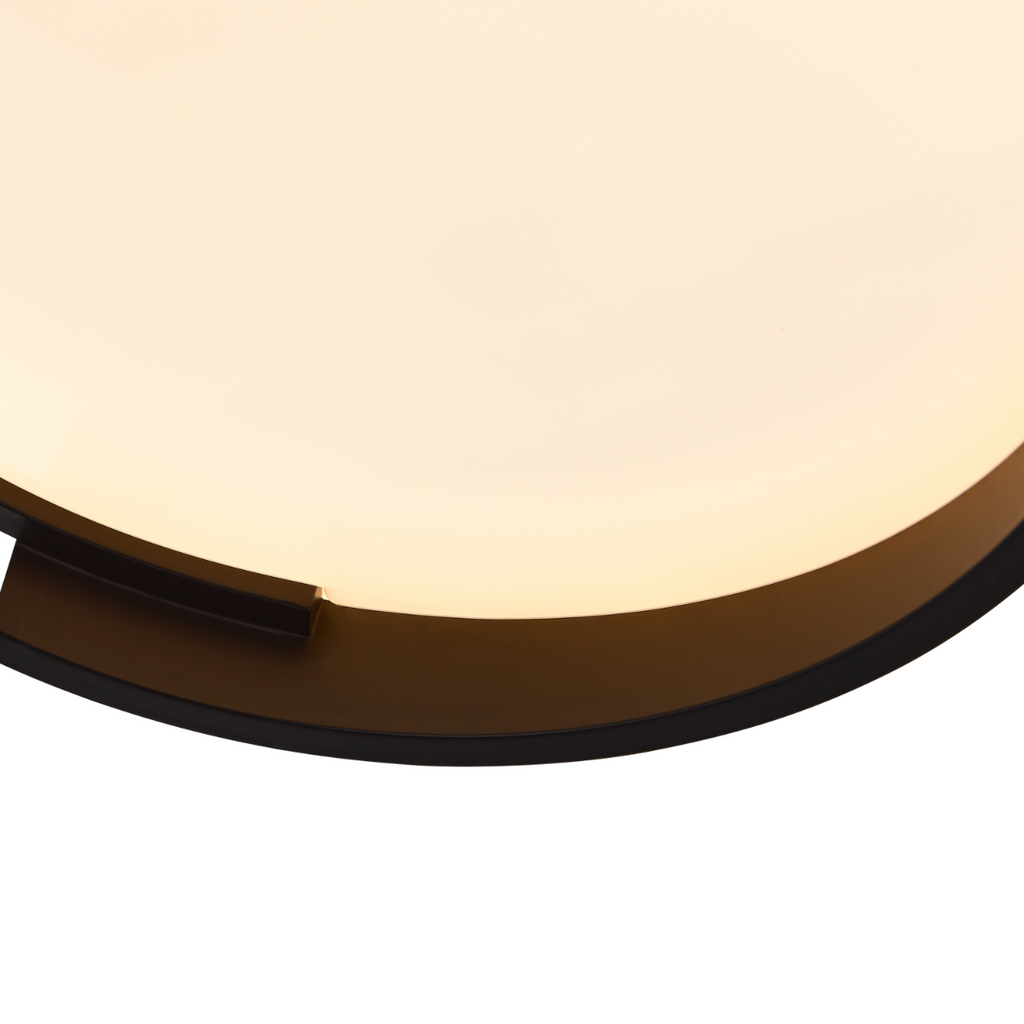 Plafon Halo 27 cm czarny LED CCT