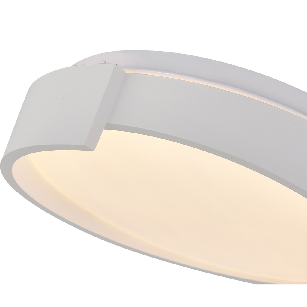 Plafon Halo 38 cm biały LED CCT