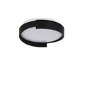 Plafon Halo 38 cm czarny LED CCT