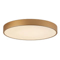 Plafon Italux ORBITAL śr. 60cm 60W LED ciepła biel 3000K | złoty