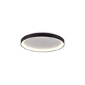 Plafon Italux Vico 48cm 38W LED barwa zmienna (CCT) | czarny