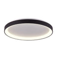 Plafon Italux Vico 78cm 60W LED barwa zmienna (CCT) | czarny