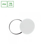 Plafon NYMPHEA RING 32W 6000K 230V IP54 IK04 38 cm | Biały czarny