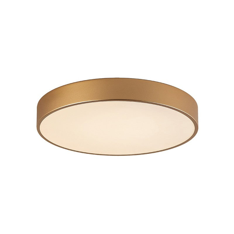 Plafon Orbital 40cm 35W LED neutralna biel 4000K | złoty
