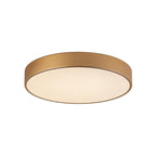 Plafon Orbital 40cm 35W LED neutralna biel 4000K | złoty