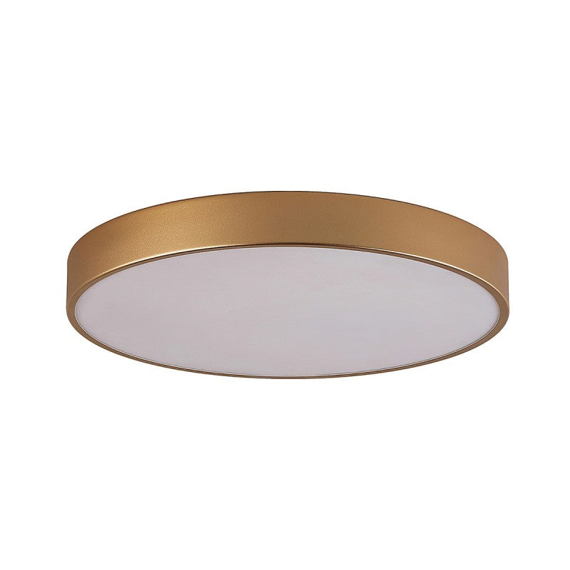 Plafon Orbital 60cm 60W LED neutralna biel 4000K | złoty