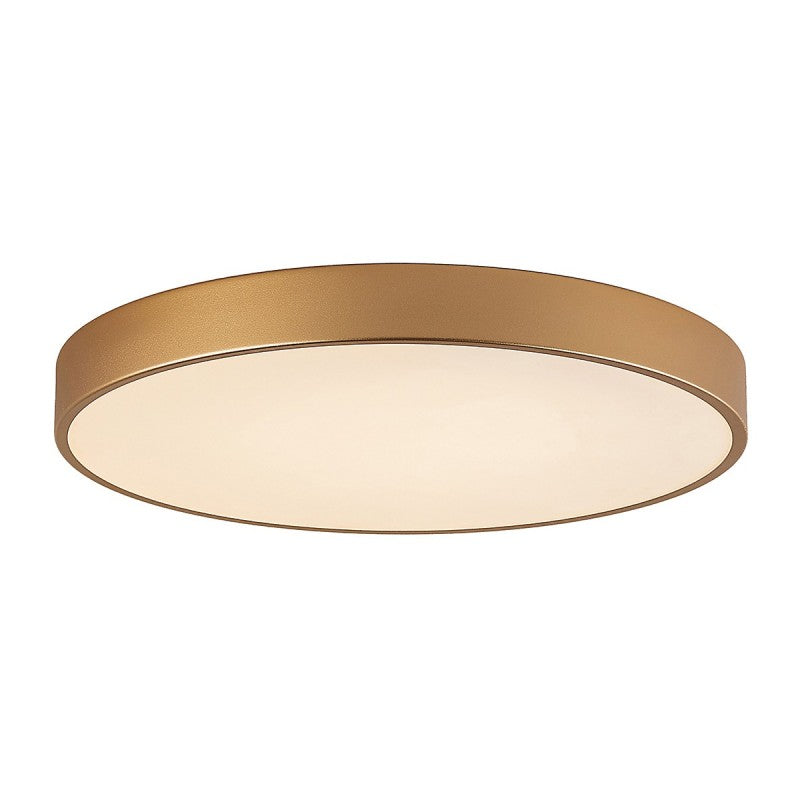 Plafon Orbital 60cm 60W LED neutralna biel 4000K | złoty