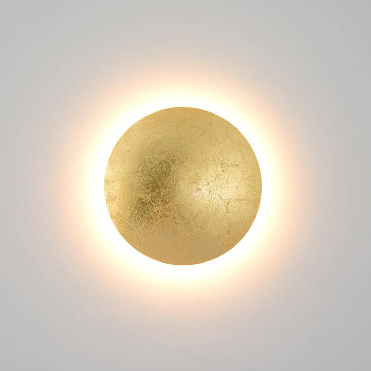 Plafon PLATILLO, duży, złoty, 18W LED, barwa ciepła 3000K